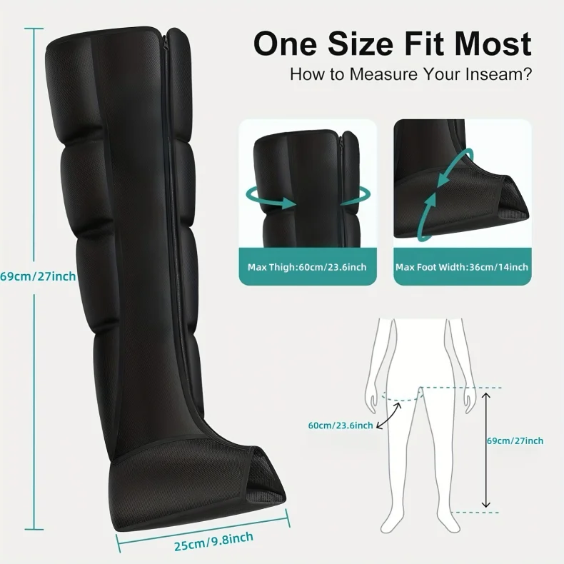 PulseEase Air Compression Leg & Foot Massager