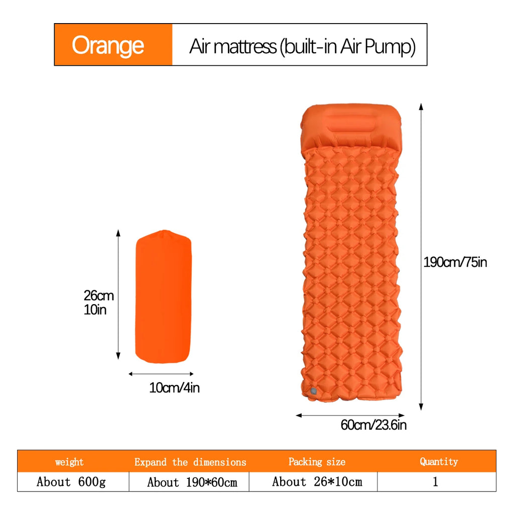 Inflatable Camping Sleeping Pad | Welloam