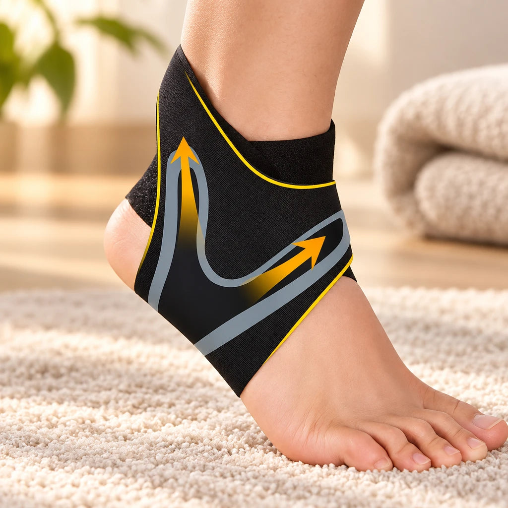 Ankle Compression Support Sleeve, Single | Welloam