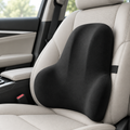 Side view of cushion against a car seat